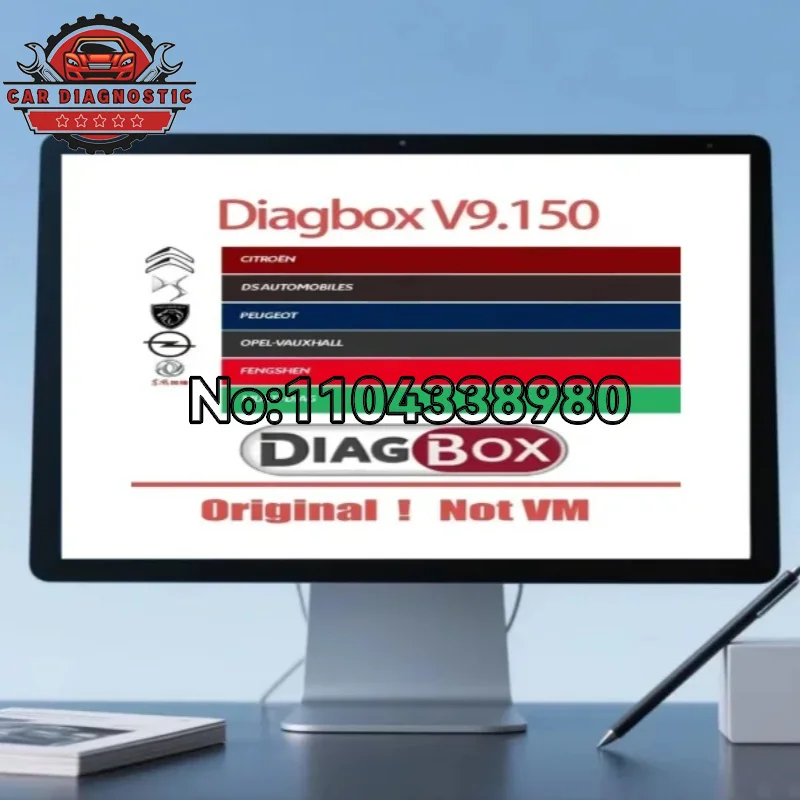 2026 Diagbox V9.150 with crack diagnostic software work with PP2000 programming tool 1995-2022 le-xia3 Diagnose  Resets