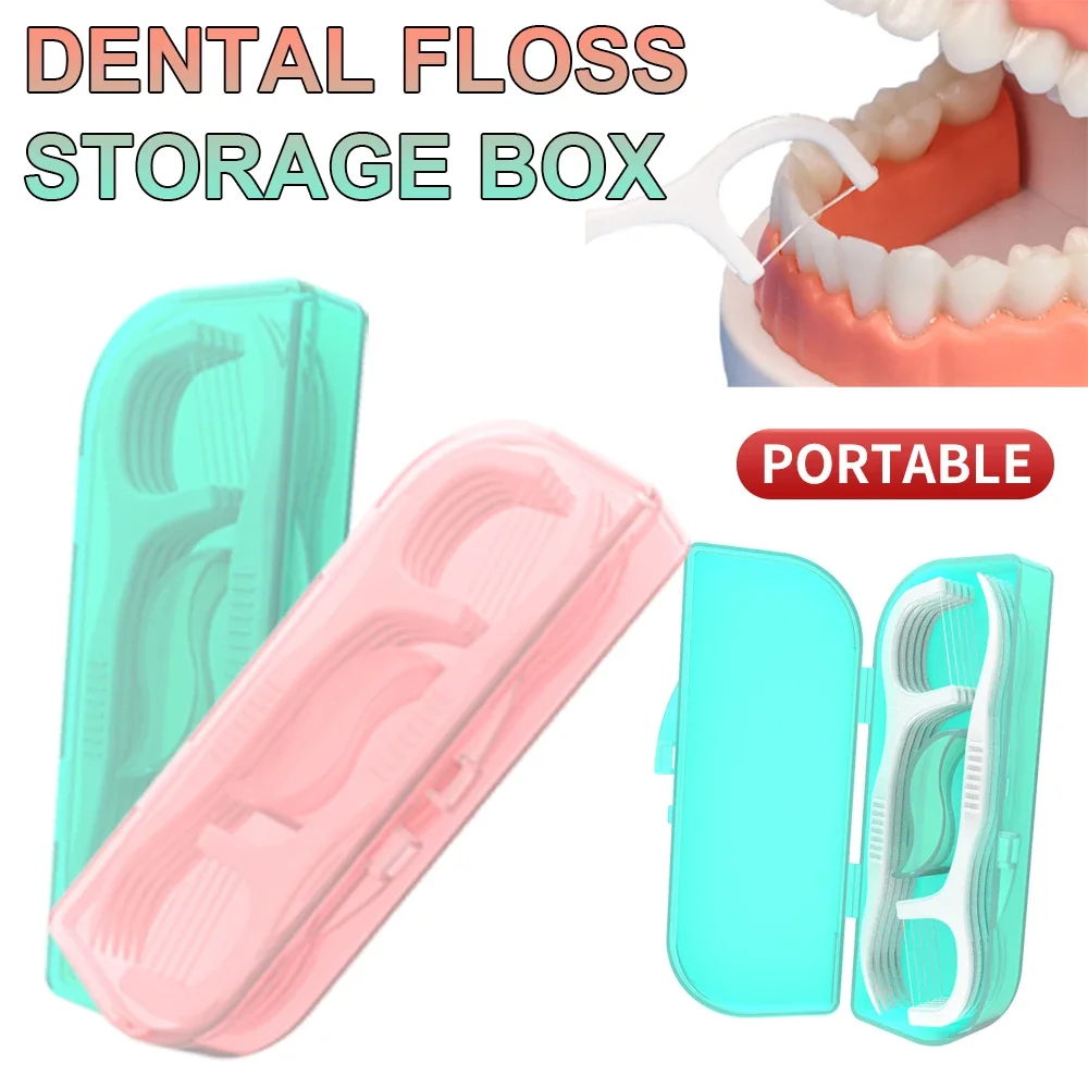 

1/2/5/10/20/30PCS Travel Floss Box - Portable Mini Carrying Box - Floss Storage Portable Box - Toothpick Box - 10PCS/BOX Pie