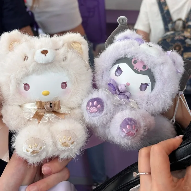 

Genuine Sanrio Island Fox Series Plush Vinyl Blind Box Kawaii Kt Kuromi Mylody Figure Mystery Box Bag Pendant Surprise Xmax Gift