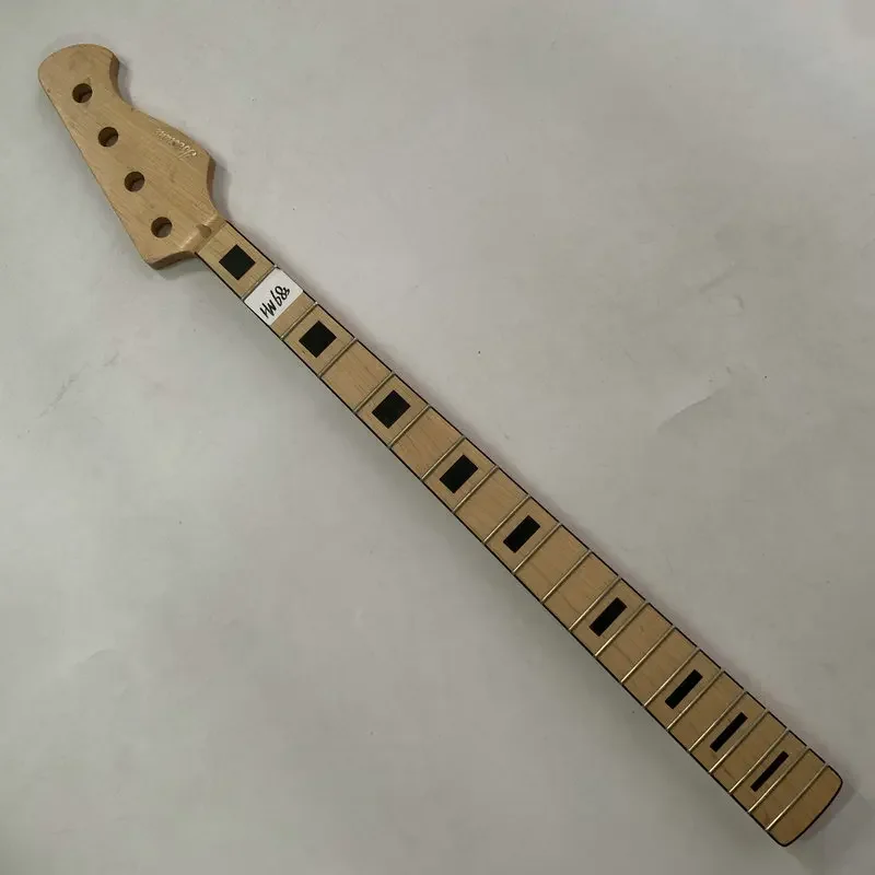 

HN683 Custom Electric Bass Unfinished 4 String Bass Neck 20 Frets Right Hand for Replace and DIY With Damages