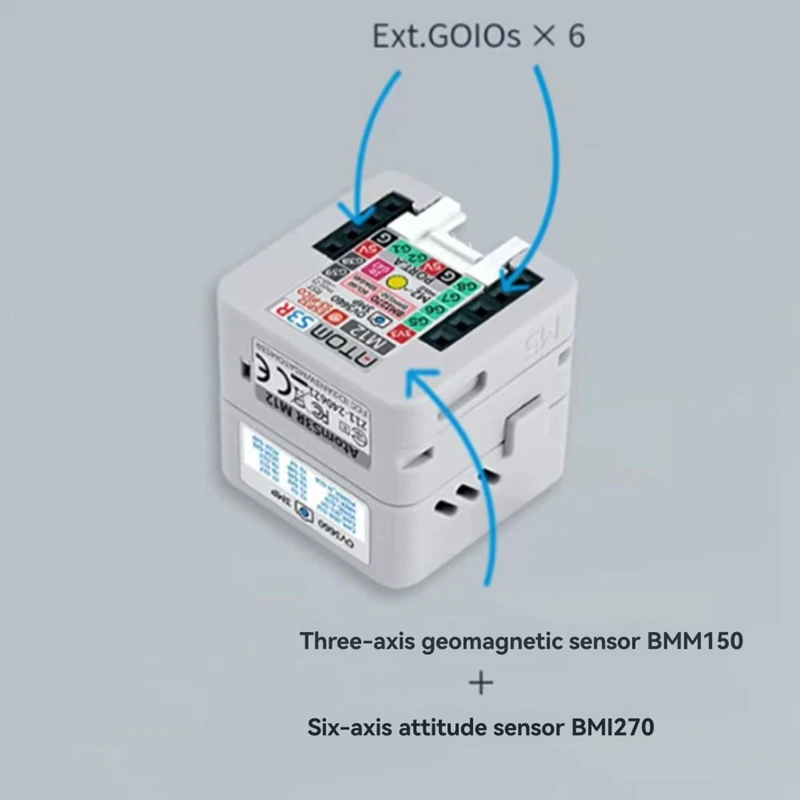 For ATOMS3R Camera Kit Version High-Resolution OV3660 Sensor Wide Angle Camera Programmable Controller-DTD2