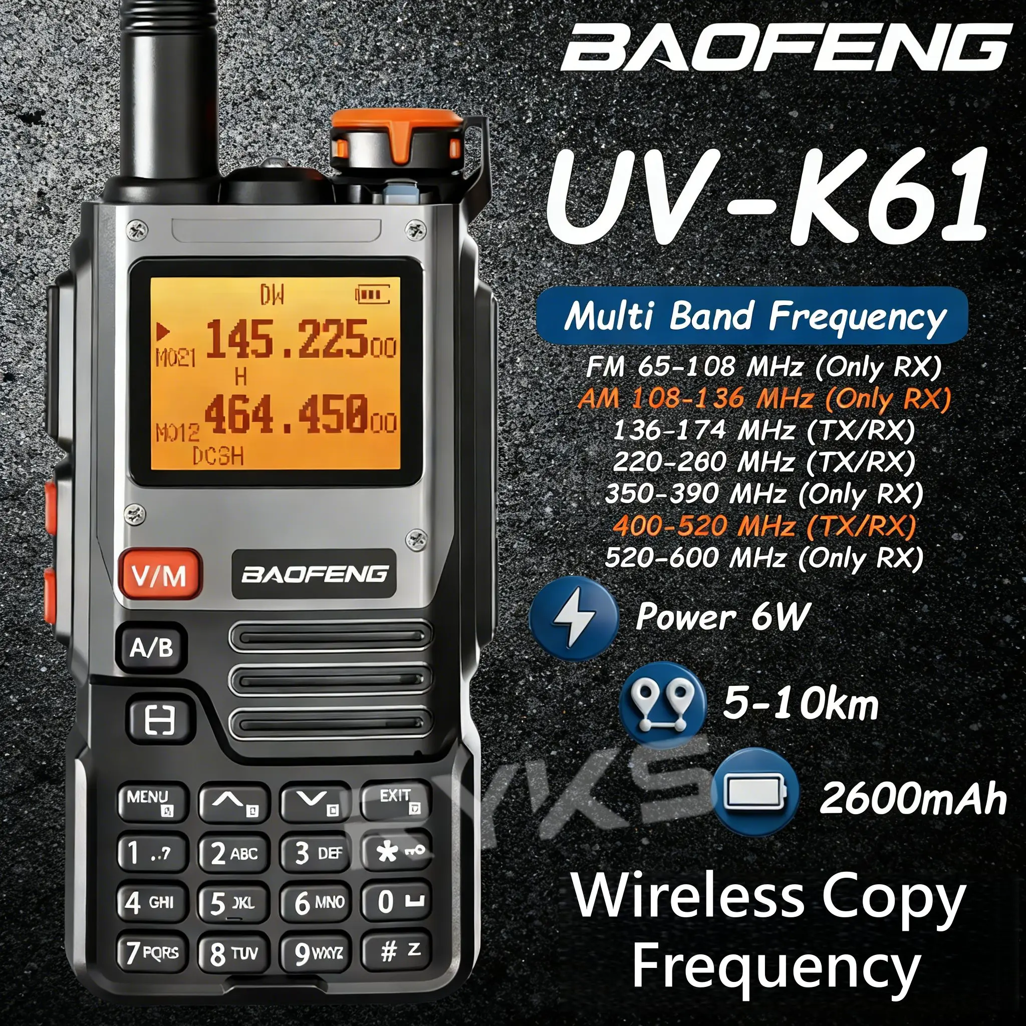 Baofeng Uv-K61 Walk…