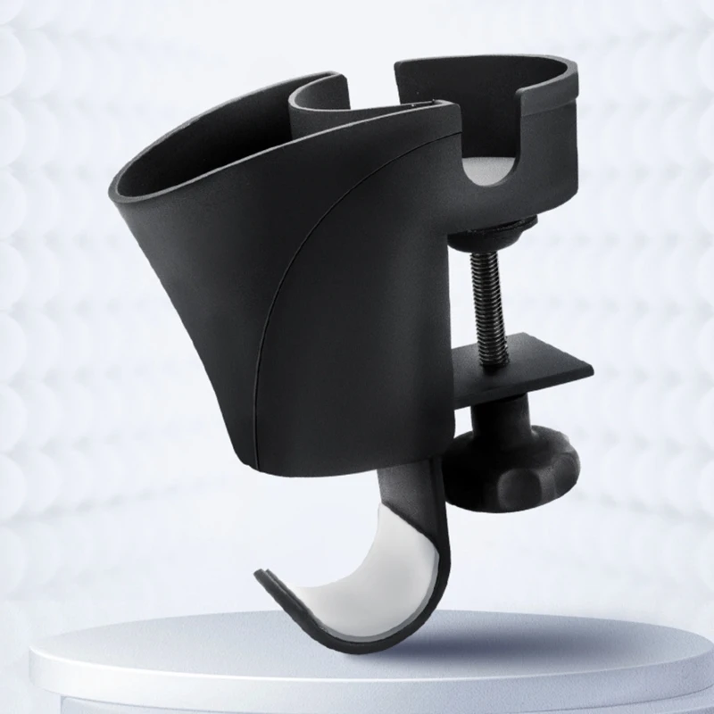 Morsetto salvaspazio sul portabicchieri per penna Gancio per cuffie Portabicchieri con gancio per cuffie