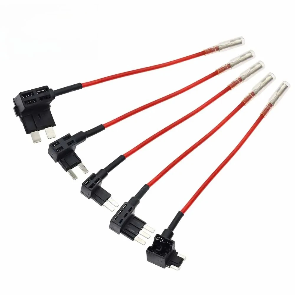 MINI KLEINE MITTLERE Größe Auto-Sicherungshalter Add-a-Circuit TAP-Adapter Micro Mini Standard ATM-Flachsicherung für Autos und Lieferwagen 32V 20/10/5 Stück – Detail 6