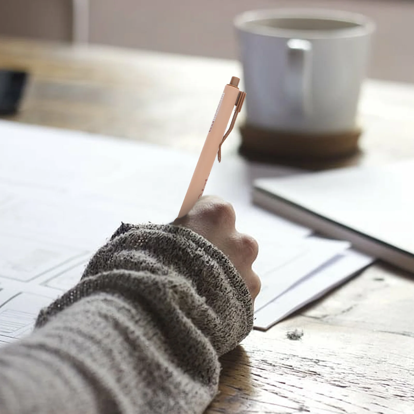 

4Pcs Fast Dry Press Type Gel Ink Pens School Writing Kids Signature Smooth Black Fun Multi-Function Decorative Pens