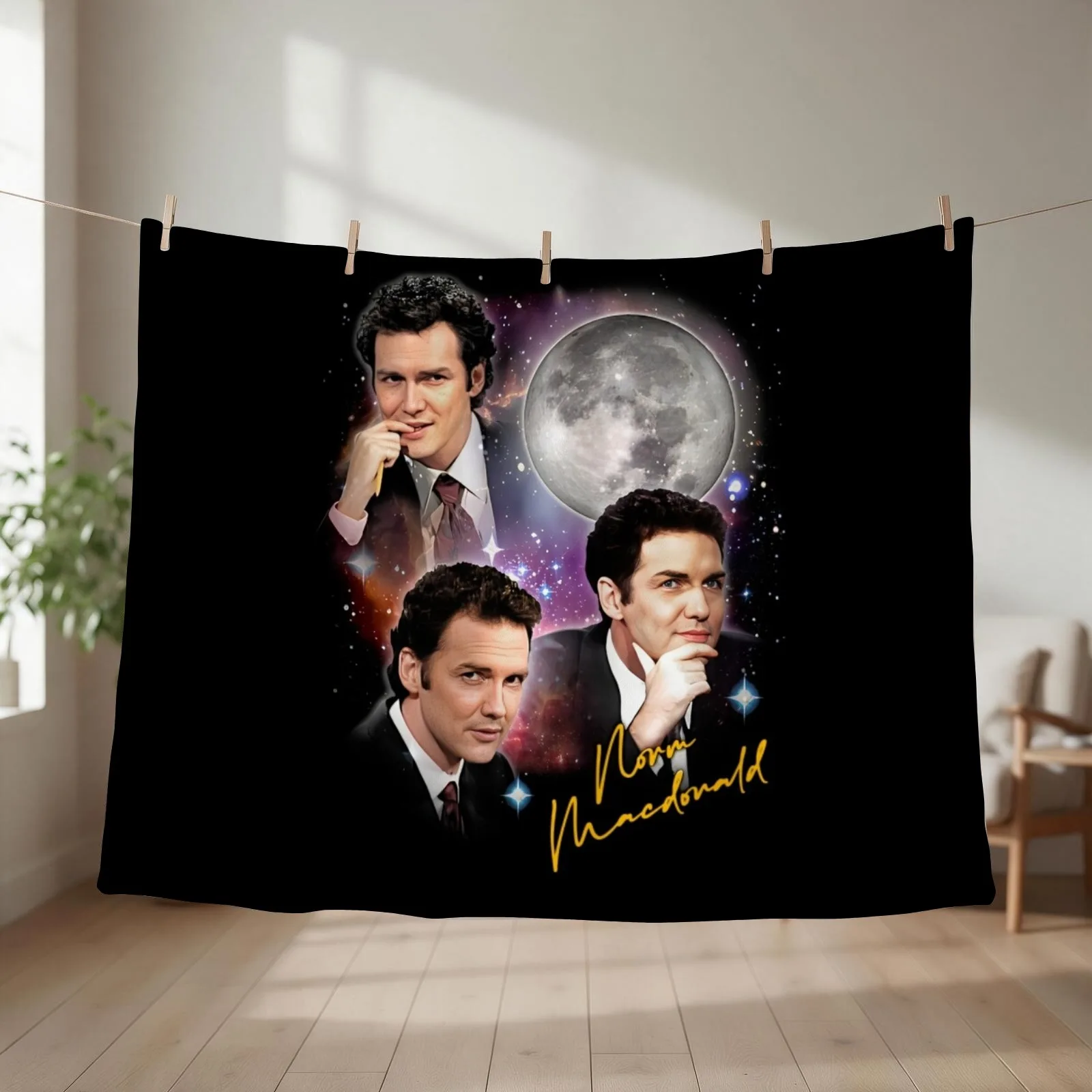 Norm Macdonald Throw Blanket Soft Beds Fashion Sofas manga Retros Blankets