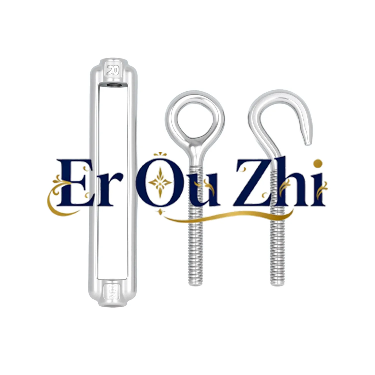 304/316 Stainless Steel Flower Basket Screw Tightener Wire Rope Tightener Tighten Rope Tighten Orchid Bolt