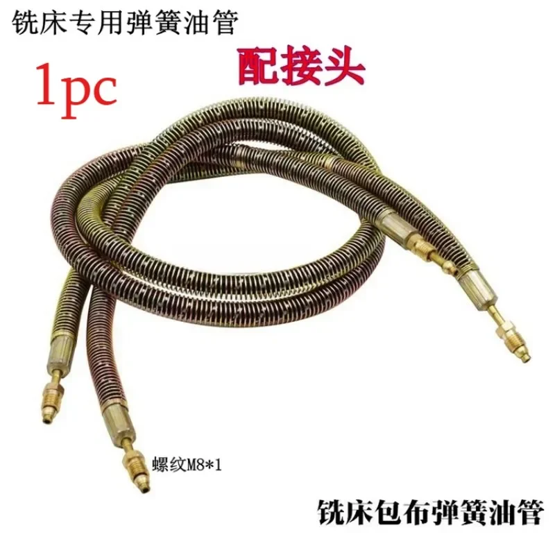 Y8 Hand‑push Oil Pump Spring Telescopic Oil Hose Nozzle, Turret Milling Machine Lubricant Tube Accessories