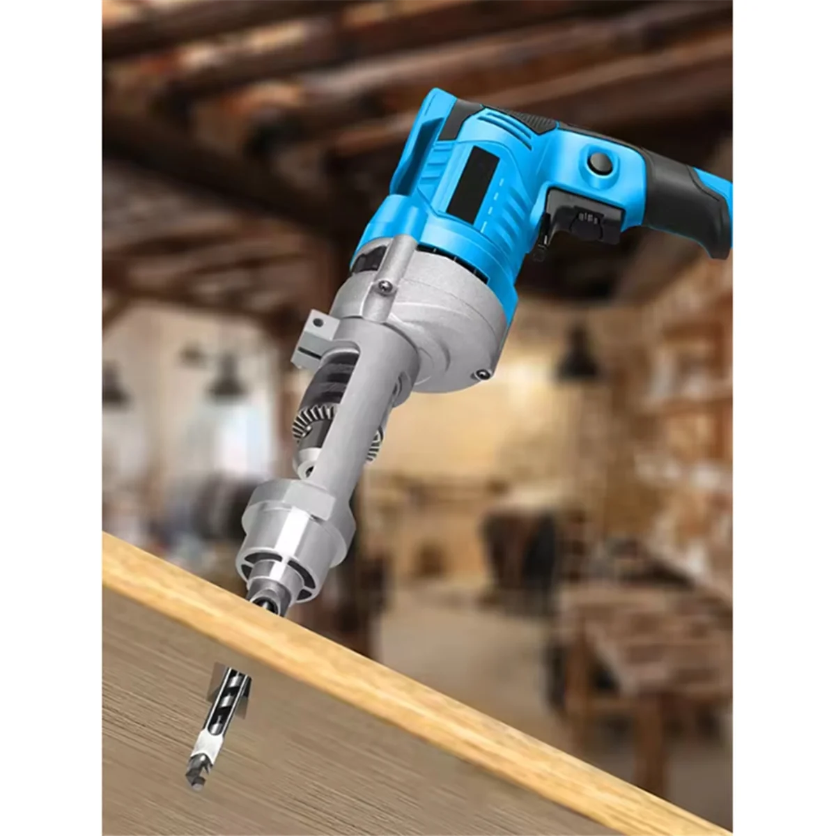 

ABNJ Square Hole Drill Bit Adapter Drill Bit Fixing Bracket Professional Attachment Joint Bit for Hand Electric Drill