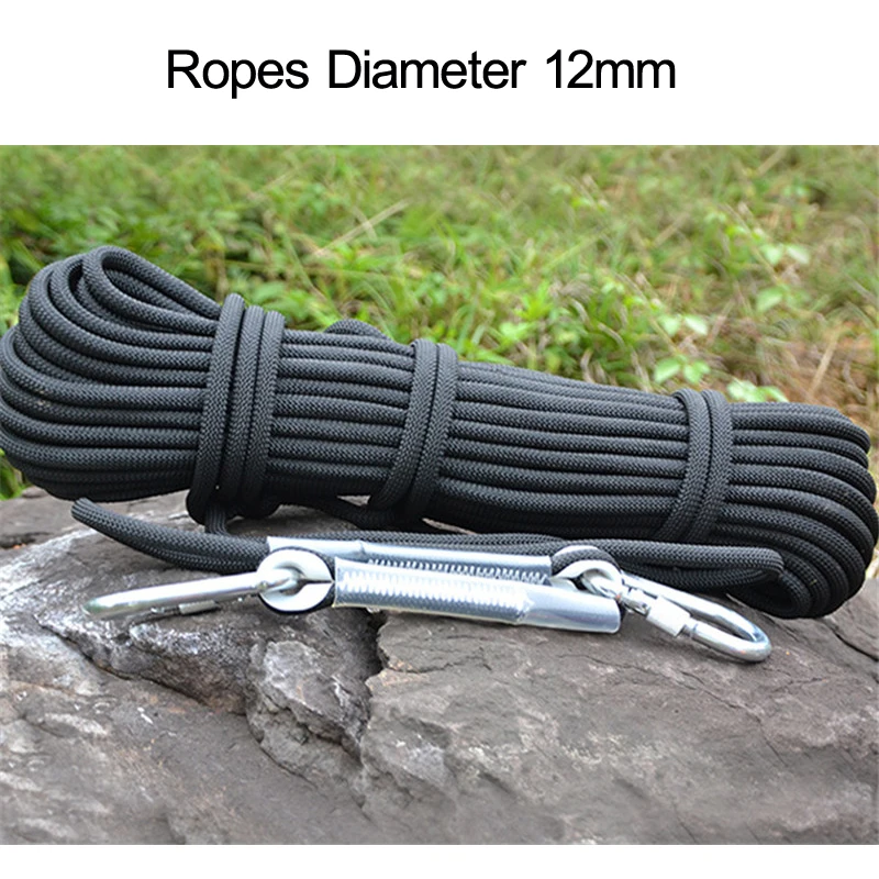 Diameter 12mm Aerial working Wear resistant safety rope Safety ropes for outdoor external wall cleaning polypropylene Paracord