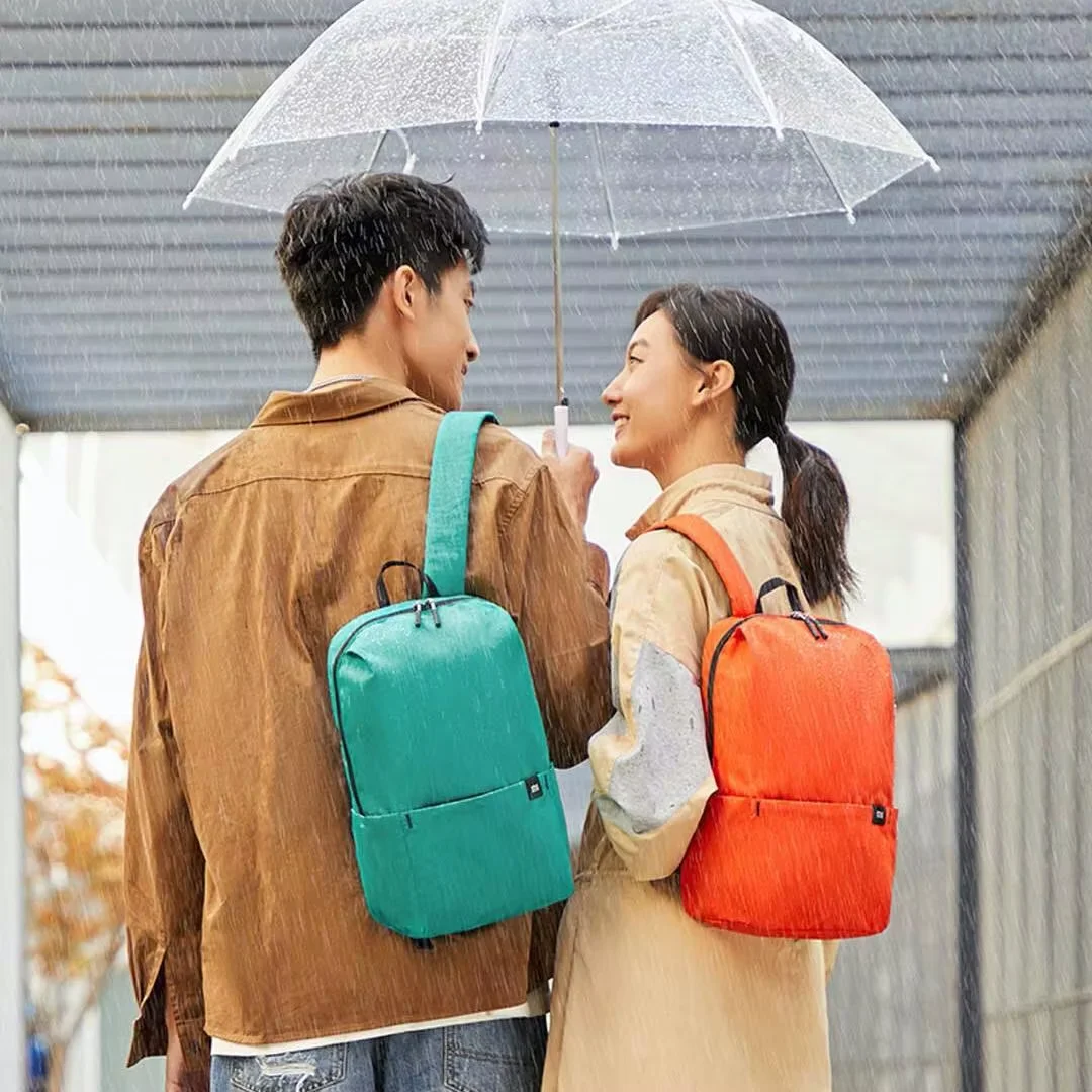 XIAOMI Colorful Small Backpack Laptop Bag Men's and Women's Shoulder Bag Outdoor Waterproof Student Portable Sports Bag view 2