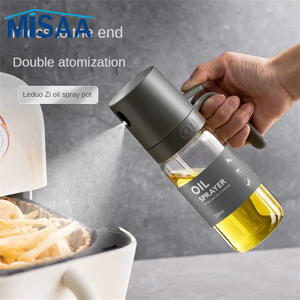 Oil Dispenser Leakage Prevention Glass Household Kitchen Accessories Spray Bottle 250ml Oil Sprayer