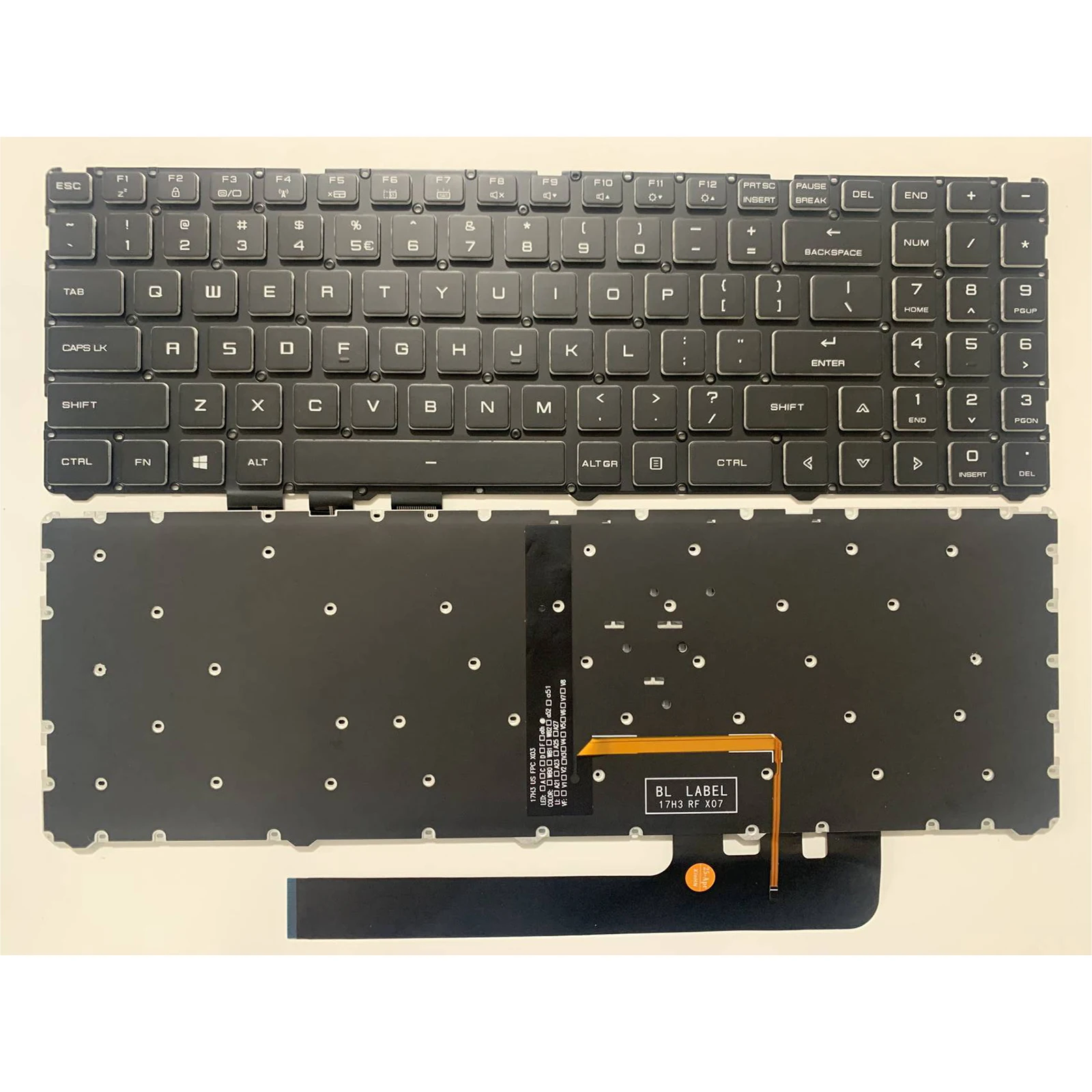 US for MECHREVO Jiaolong 16S 16Q 16K Kuangshi G16 16 Super G16 PRO Jiaolong Aurora Pro 16K-74600 16Pro 16S-746Q1 7-98Q Keyboard