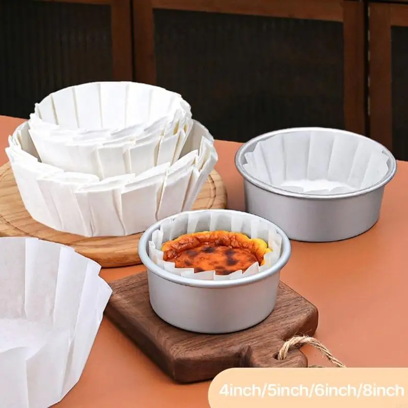 203C Giấy chống dầu bọc Basques Bánh giấy Đồ dùng làm bánh cho Basques
