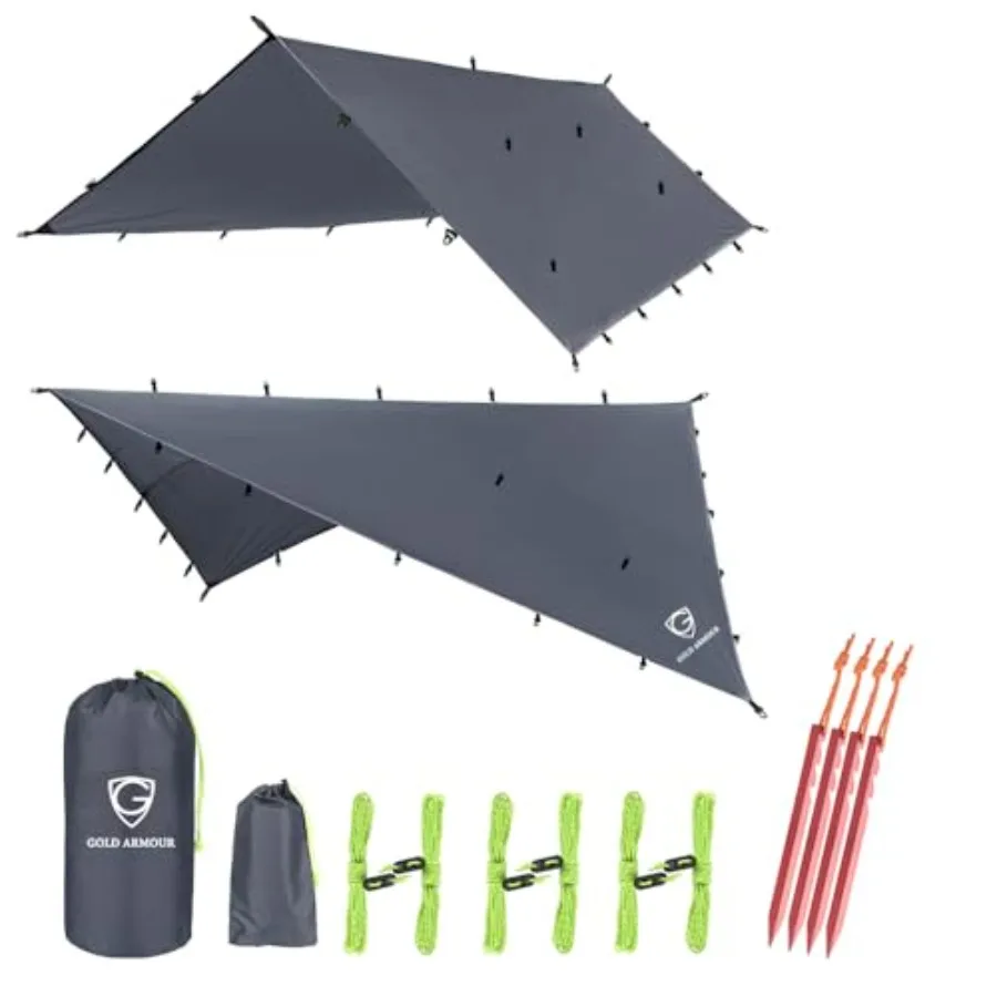 

Тент-навес Rainfly Tarp Hammock Premium 20ft x 14.3ft, водонепроницаемый, сверхлегкий, для кемпинга, незаменимый аксессуар для походов