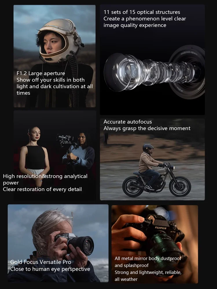 Viltrox 27Mm F1.2 Pro Lens APS-C Autofocus Grote Diafragma Cameralens Voor Fuji X-T4 X-T5 X-T20 X-T30 X-H2S X-Pro3 Mount Camera