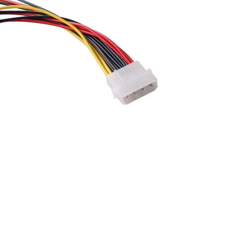 22cm SATA Adapter Cable IDE 4Pin Male to 3 Port SATA Female Splitter Hard Drive Power Supply Cable SATA Cable переходник New