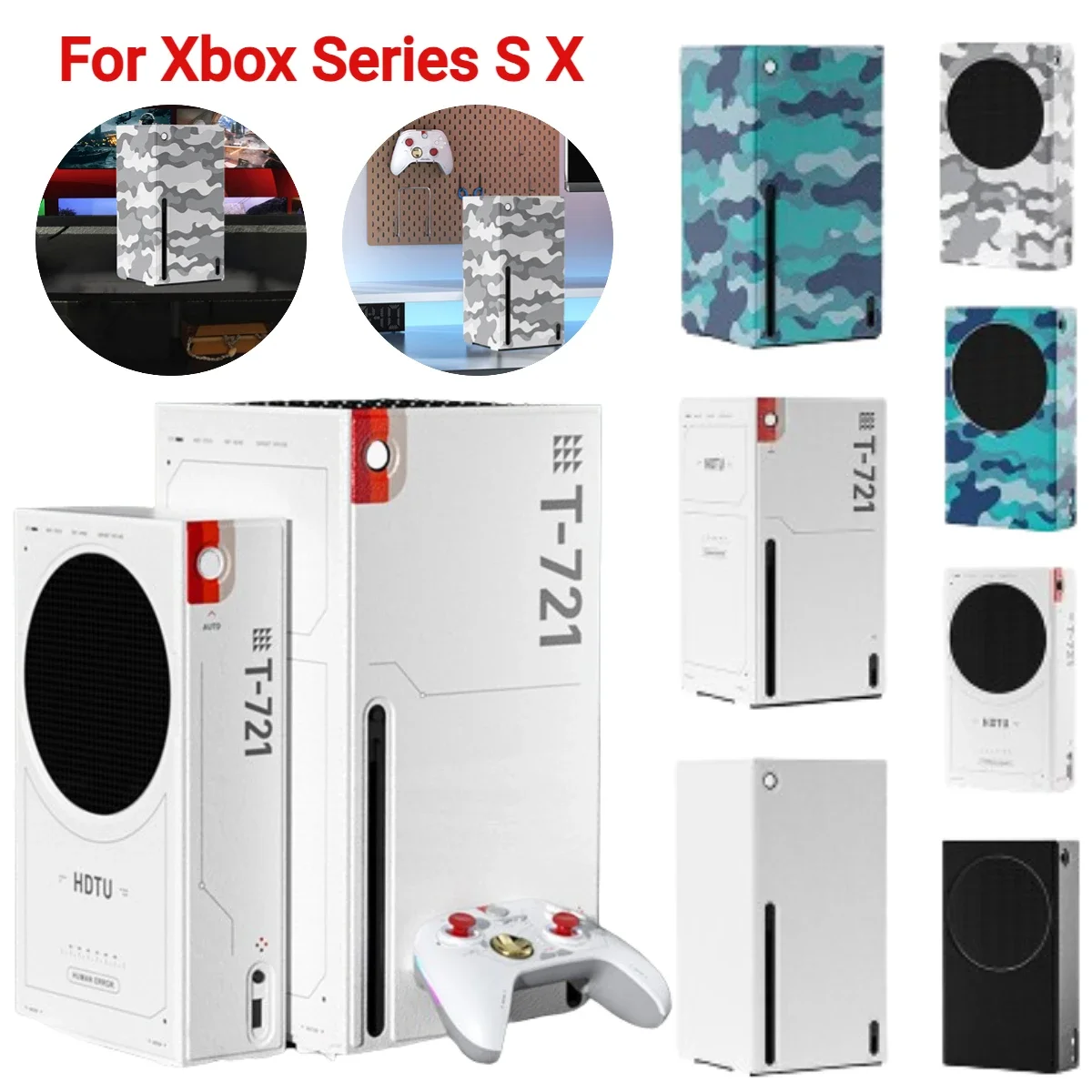 غطاء واقي مغناطيسي PU لـ Xbox ، وحدة التحكم في الألعاب ، حافظة مقاومة للغبار ، غلاف لسلسلة Xbox S ، X ، ملحقات اللعبة المضيفة #1