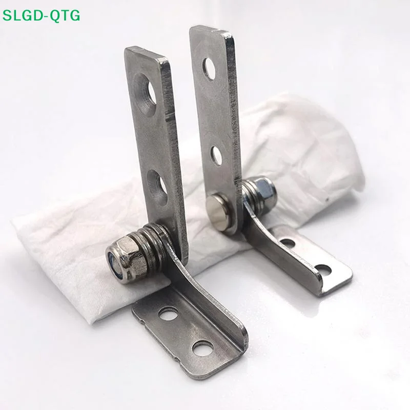 NEW 1Pc 304 Stainless Steel Damping Hinge Nothing Frame Hinge Damping Shaft Positioning Hinge Adjustable Arbitrary Hinge Stop