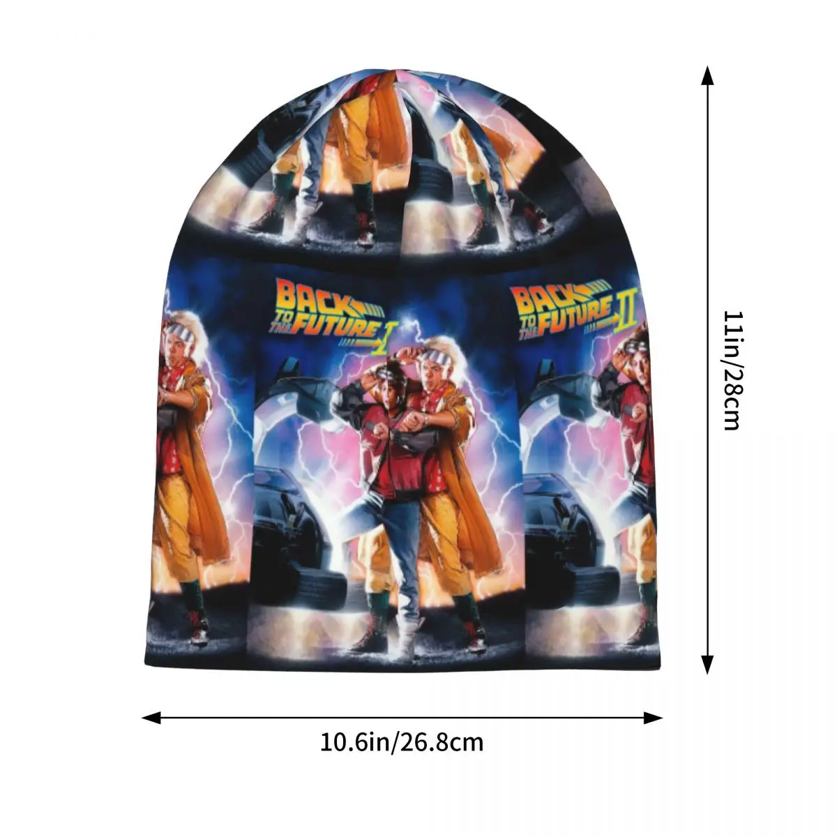 Back To The Future Skullies Beanies Hats Warm Autumn Winter Outdoor Cap Knitted Bonnet Caps for Men Women Adult