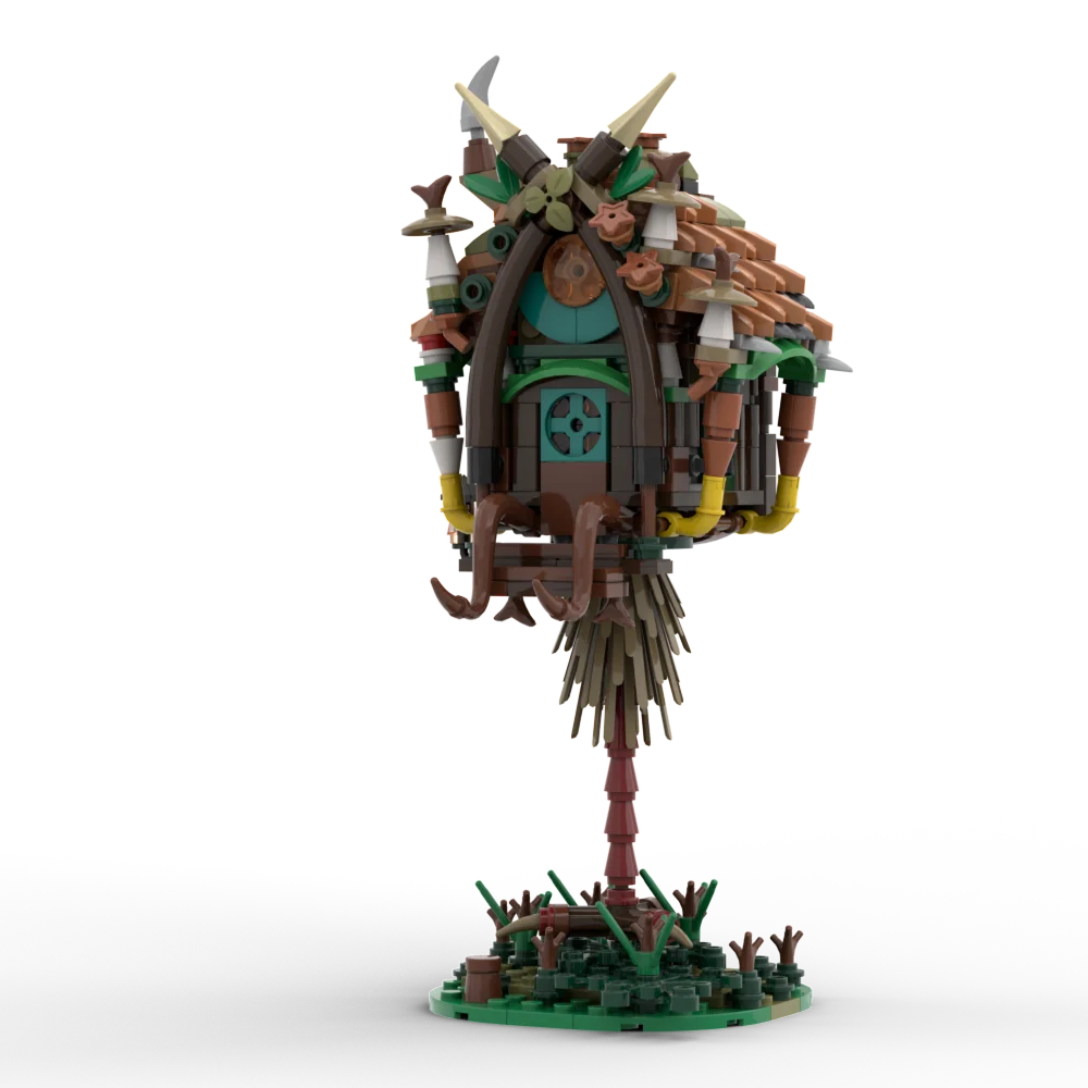 32 Spot MOC-128416 349 stücke Kleine Haus Kleine Partikel Montage Bausteine Pädagogisches Spielzeug Modell Geschenk Set Ornamente