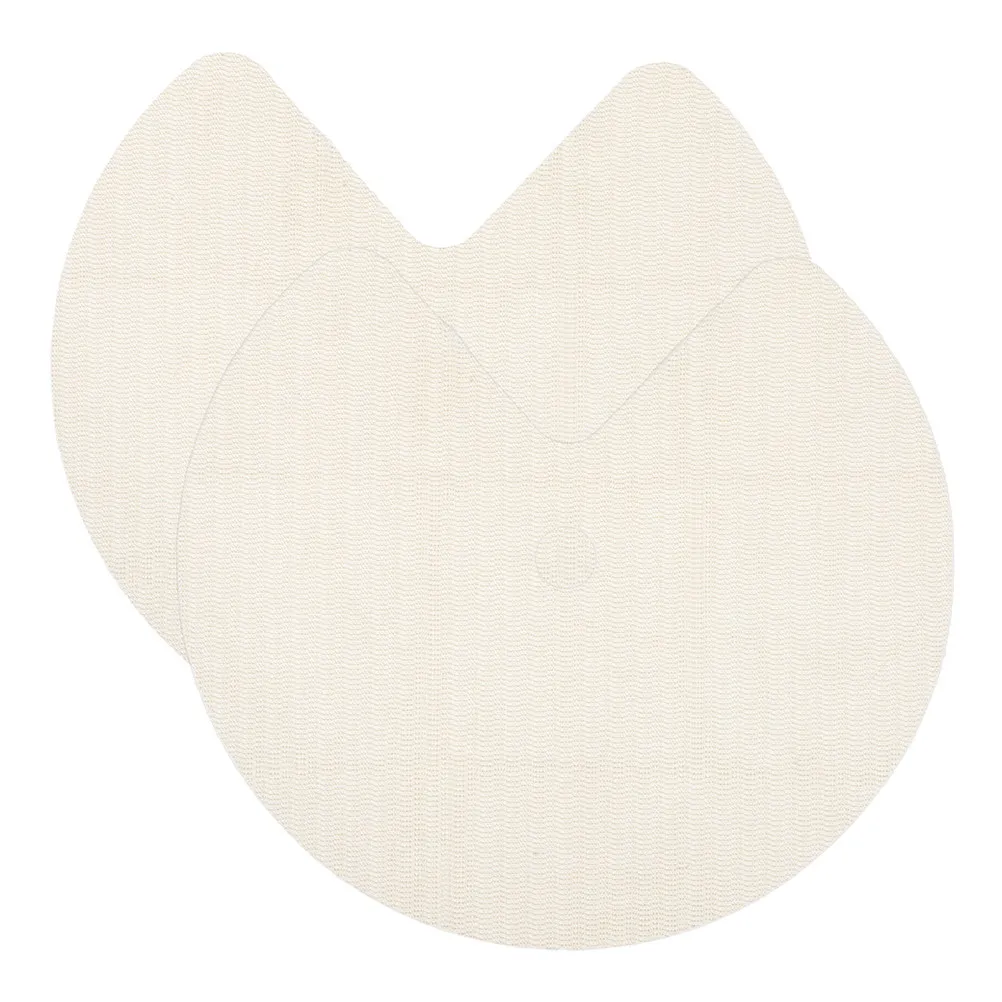 2Pcs Lazy Susan Shelf Liner Non Slip Kitchen Cabinet Liner Round Cut to Fit Circle Shelf Mat for Pantry Fridge Drawer Organizer