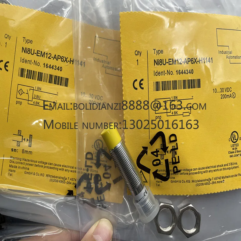 New sensor proximity switch in stock  NI8U-EM12-AP6X-H1141 NI8U-EM12-AN6X-H1141