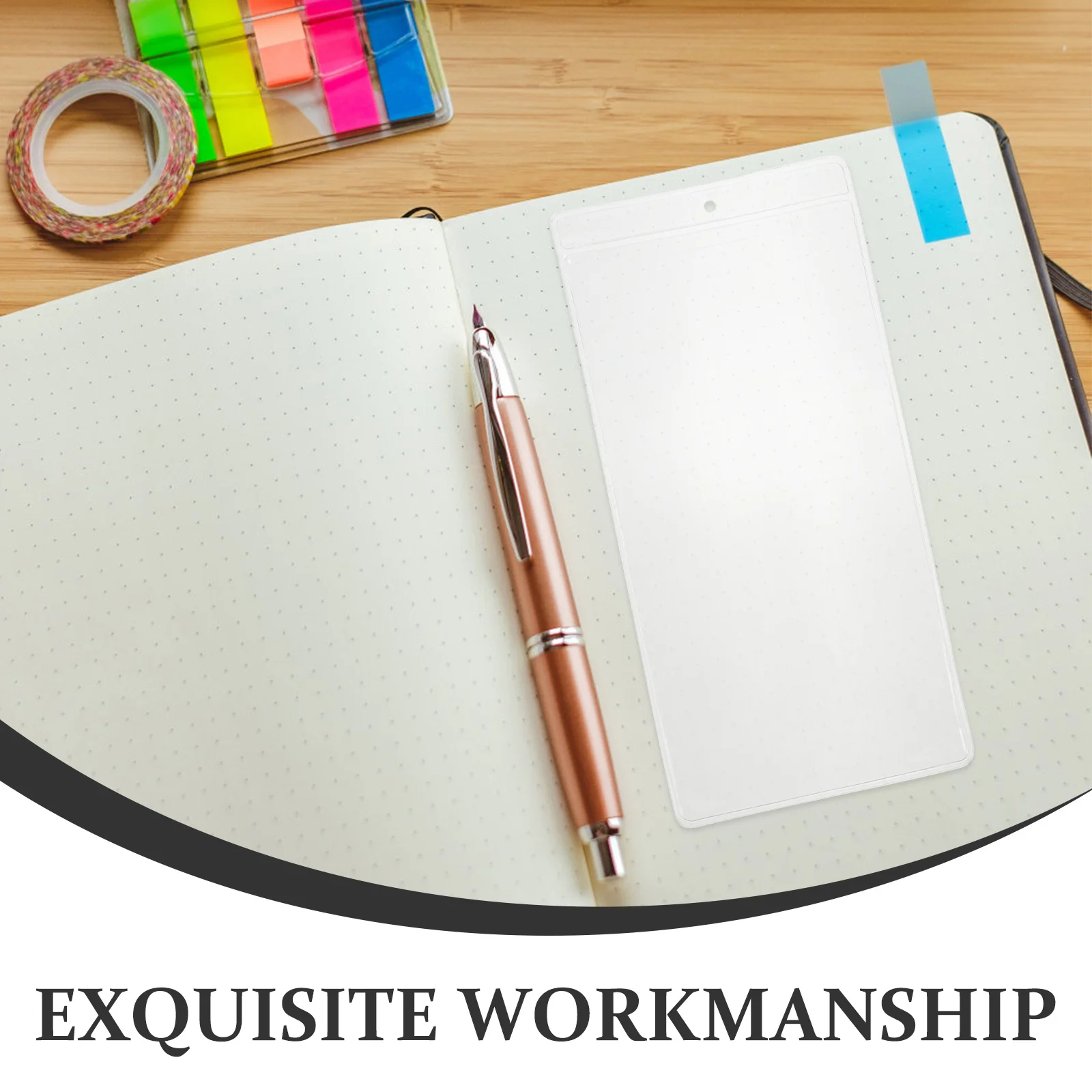 

30Pcs Bookmarks Display Sleeves PVC Bookmark Holder Creative DIY Accessory for Craft Lovers and Book Readers Elegant Storage