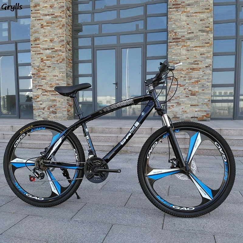 Grylls bici a velocità variabile ammortizzante per adulti giro giovanile studente pendolare telaio in acciaio duro Mountain Bike Hot New