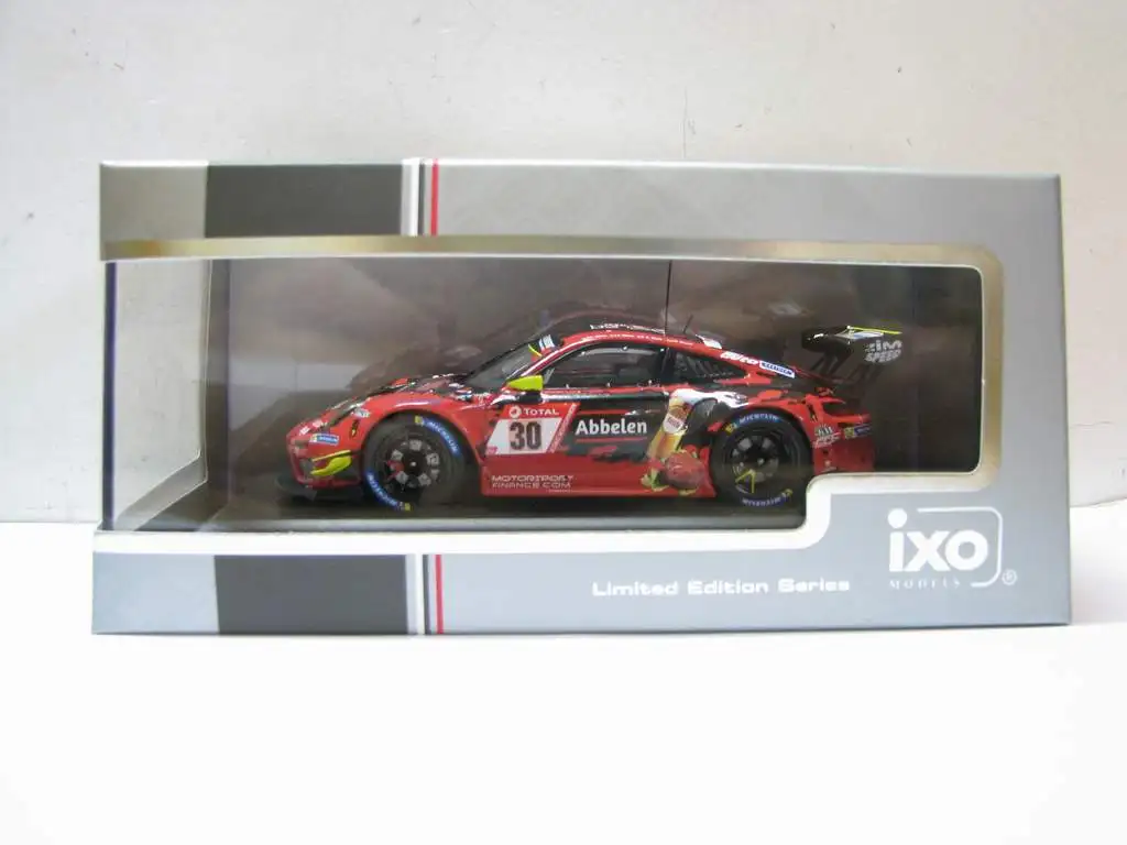 

Литье под давлением в масштабе 1:43, IXO PORSCHE 911 GT3 R # 30 2020 LEGT43039 Модель автомобиля из сплава, Коллекционная игрушка, подарок, сувенир, украшение для дисплея