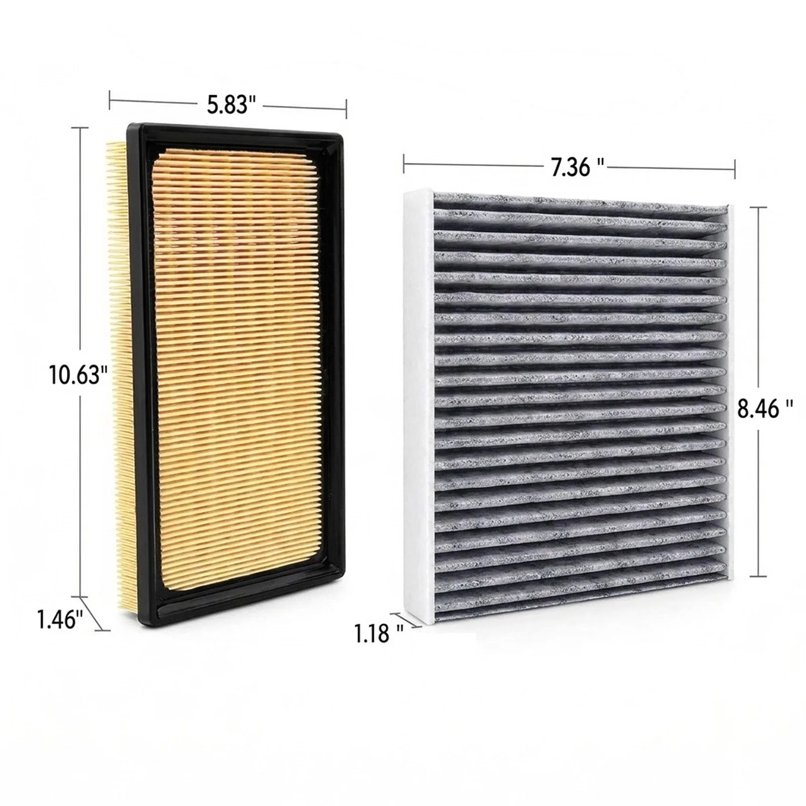 Battery Air Filter Element Filter Cabin Filter 87139-58010 17801-21060 G92DH-47070 For Toyota For Corolla For Prius 2016-2022