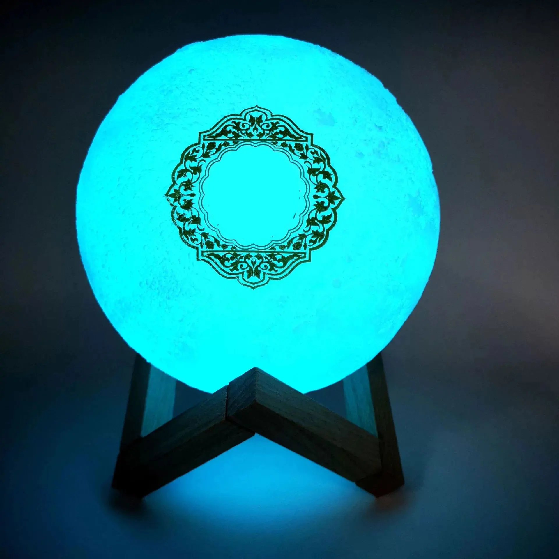 Bluetooth Remote Moon Light 16 Colors  Speaker Player Radio Prayer