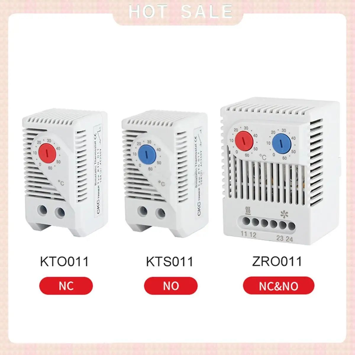 24-Hour Delivery SINOTIMER Cabinet Mini Thermostat Compact Mechanical Temperature Controller
