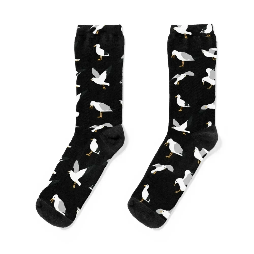 

seagull Socks winter thermal Rugby basketball christmas stocking Boy Child Socks Women's