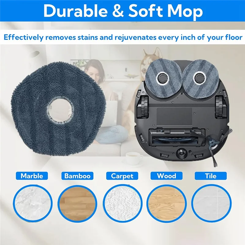 【Popular】 pour aspirateur Robot Eufy X10 Pro Omni, brosse latérale principale, filtre HEPA, tampon de vadrouille, accessoires de rechange longue durée, Acc Ultra Durable