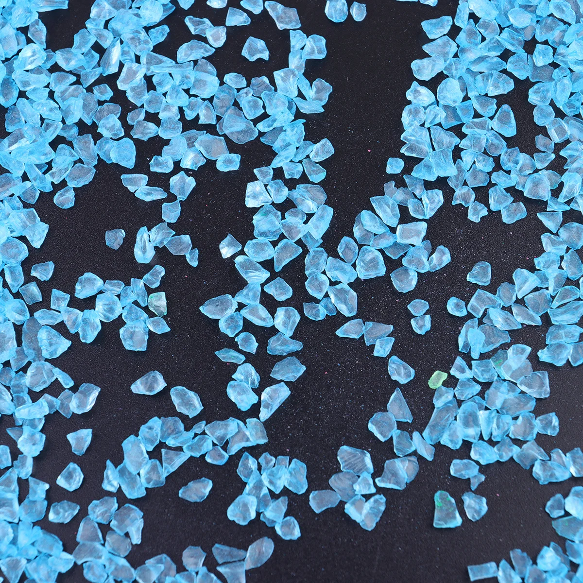 

2pcs Glass Colored Sand 500G Green For Fish Tank Aquarium Vase Micro Landscape Ecological Bottle Decor Colored Sand Glass Stone
