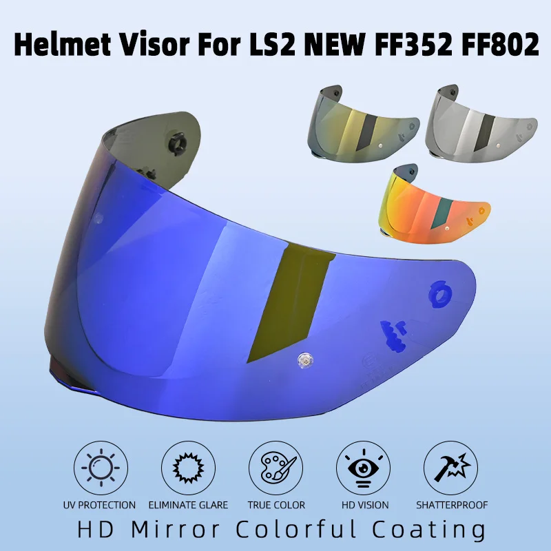 Helmet Visor Fit for LS2 NEW FF352 FF802 Replace Motorcycles Accessories Anti-UV Anti-Scratch-Resistant Visera Casco Moto