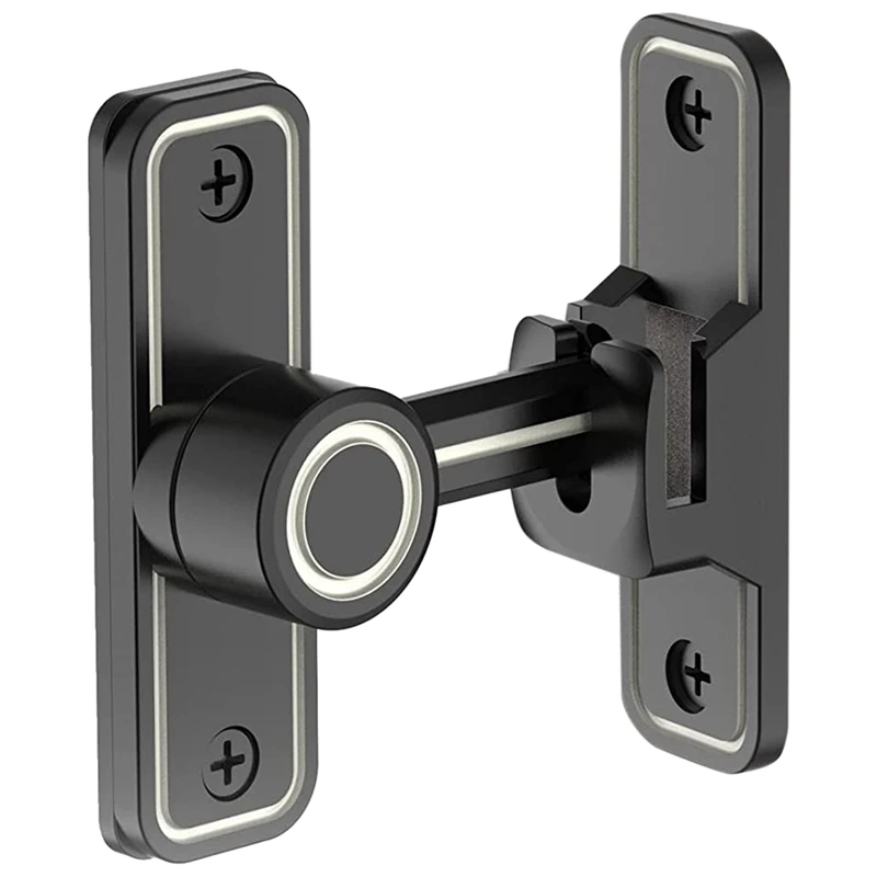 

Heavy Duty Gate Latches 90 Degree Right Angle Barn Door Lock Anti-Theft Sliding Door Lock Latch For Garden