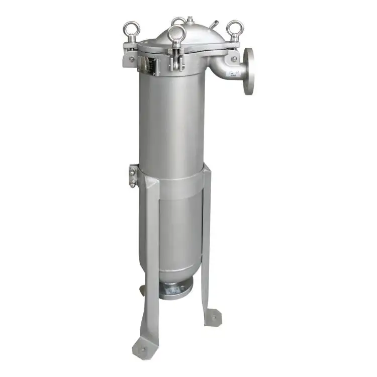 

SS304 SS316 Stainless Steel Filter Strainer Single Filter Bag Filter Housing for Industrial Liquid Filtration