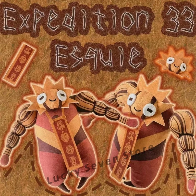 

Новая плюшевая кукла Clair Obscur Expedition 33, игрушка 28 см, милые мягкие плюшевые куклы Expedition 33 с героями мультфильмов, игровая периферия для ребенка, подарок