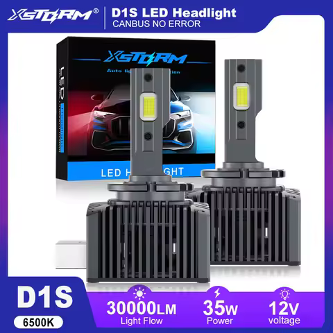 XSTORM D1S LED Headlight D3S D4S D5S D8S LED Light Bulbs for Car 30000LM 6500K Auto Headlight With Fan Turbo Light Plug&amp;Play