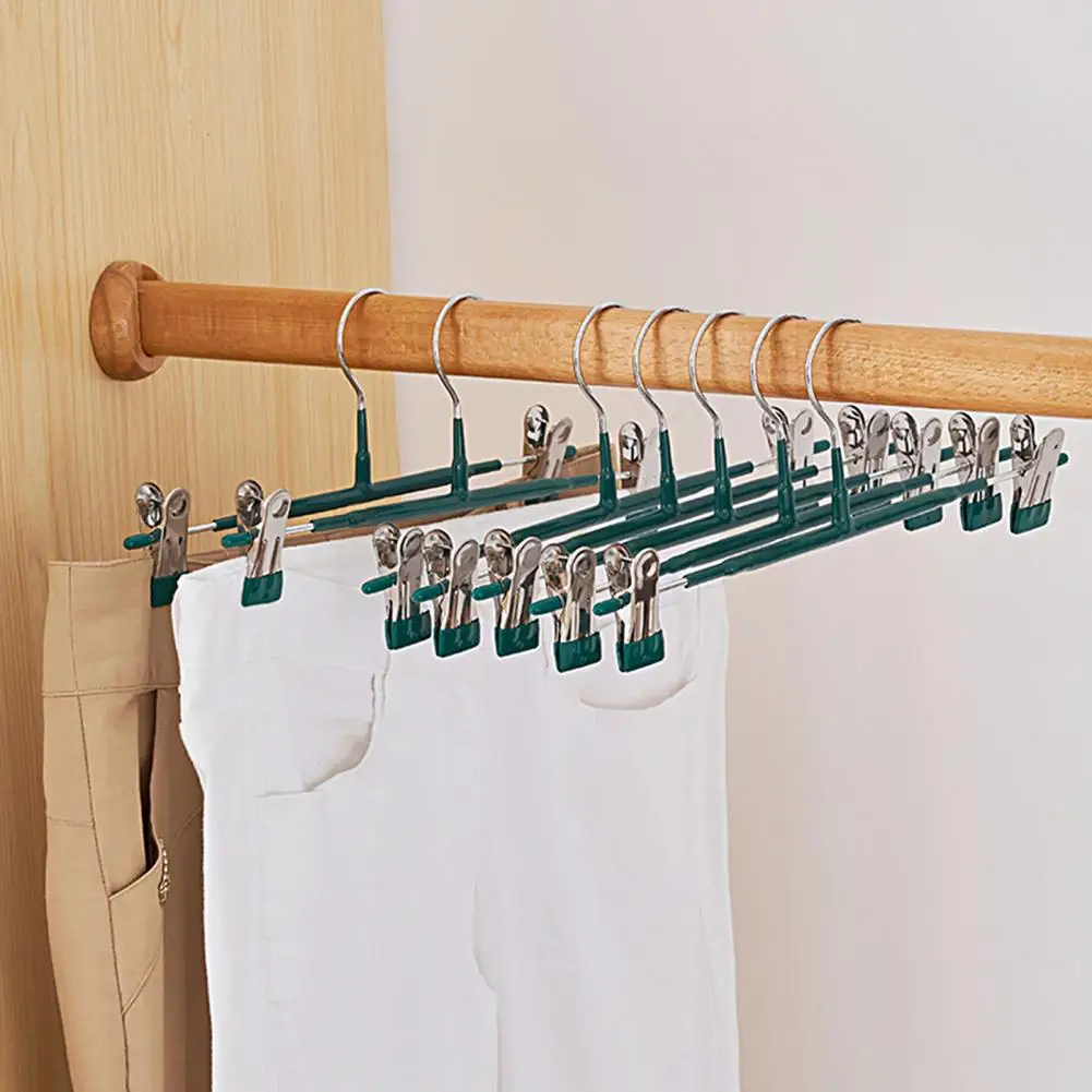 2Pcs Clothes Hangers Practical Eco-friendly Pants Clips Pants Coat Skirt Trousers Closet Hanging Clips for Bathroom