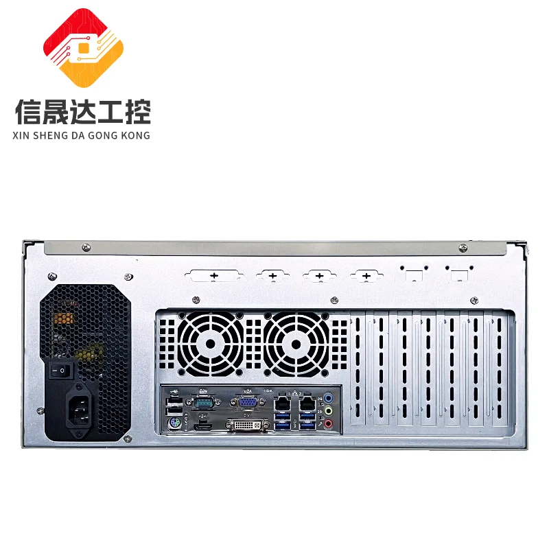 4th generation H81 industrial com puter, com plete machine, 2 networks, 6 strings, 3 PCIE, 4 PCI 610H, 4U industrial com puter