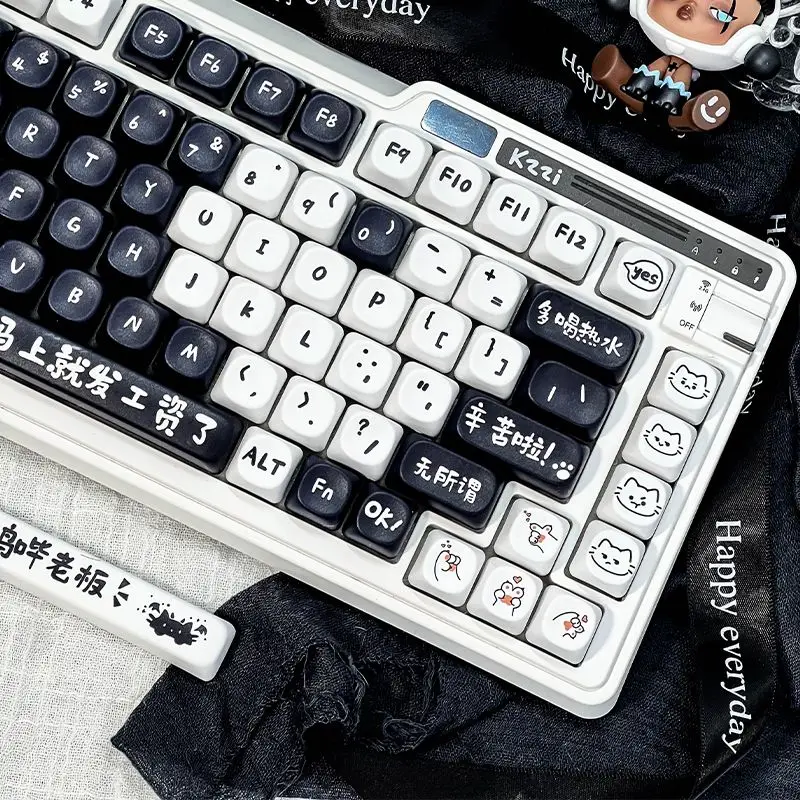

135 клавиш для бездорожья, колпачок для клавиш PBT, высокое значение, милый, высокое значение, МОА, высокоадаптируемая механическая клавиатура, 68/75/87/98/99/104, колпачок для клавиш