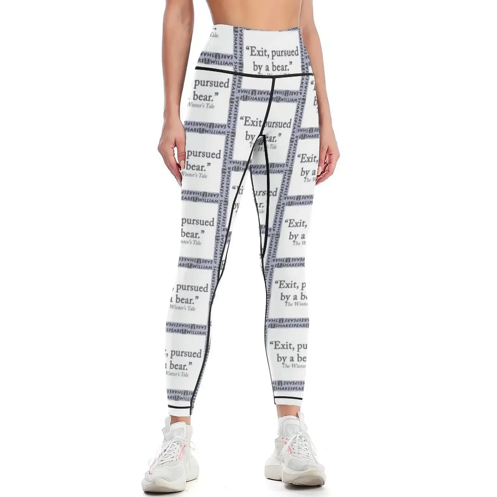 

Exit Pursued By A Bear - Shakespeare Leggings for girls Leginsy push up Women's trousers sports for gym Womens Leggings