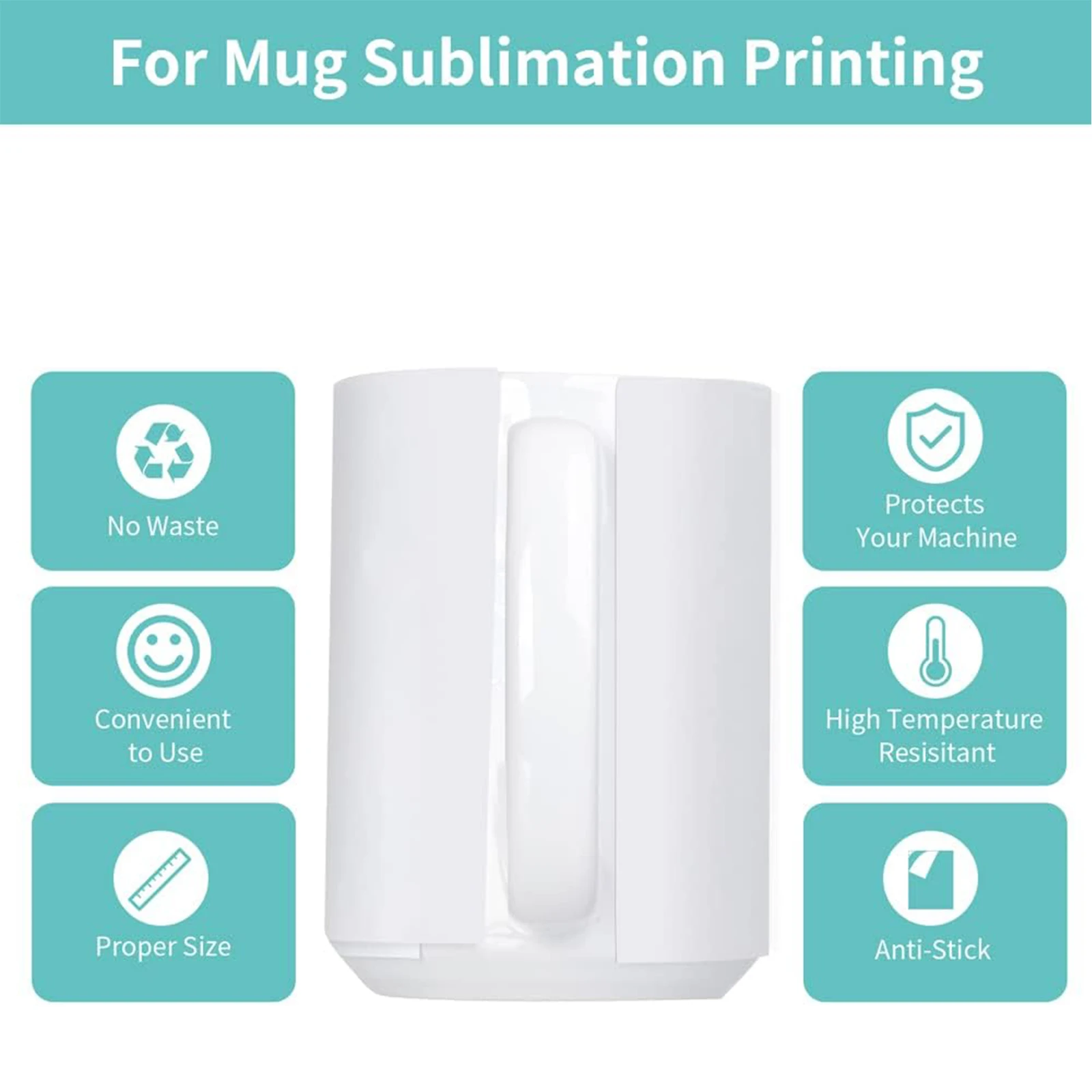 100Sheet 3.7x8.5inch Sublimation Transfer Paper for Mugs High QualityPrint Transfer 105G