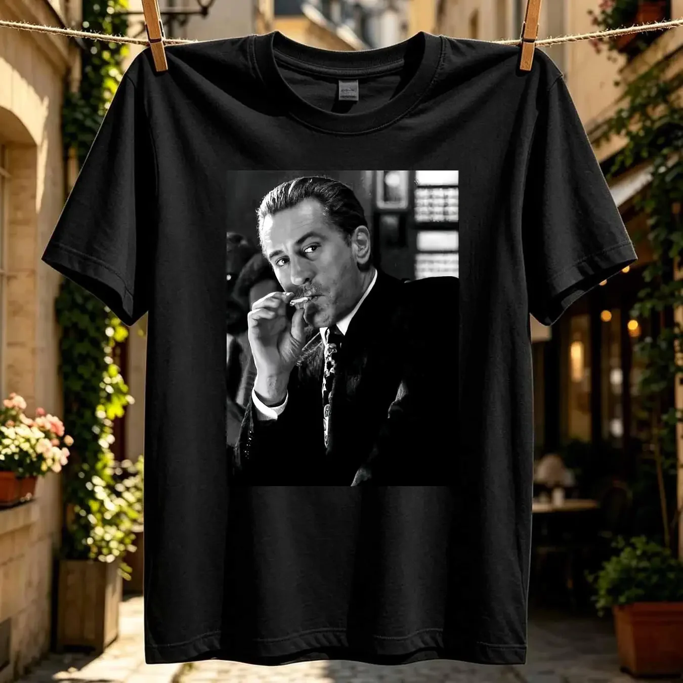 washed T Shirt The Goodfellas Bella Canvas vintage Washed Comfortable homme graphic Breathable Versatile Stylish streetwear