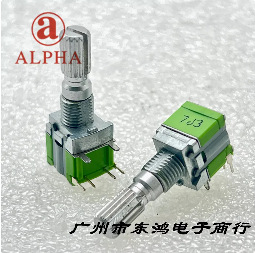 

5 шт. Регуляторы громкости для усилителя Taiwan ALPHA, вращающиеся на 360°, диаметр 20 мм. °