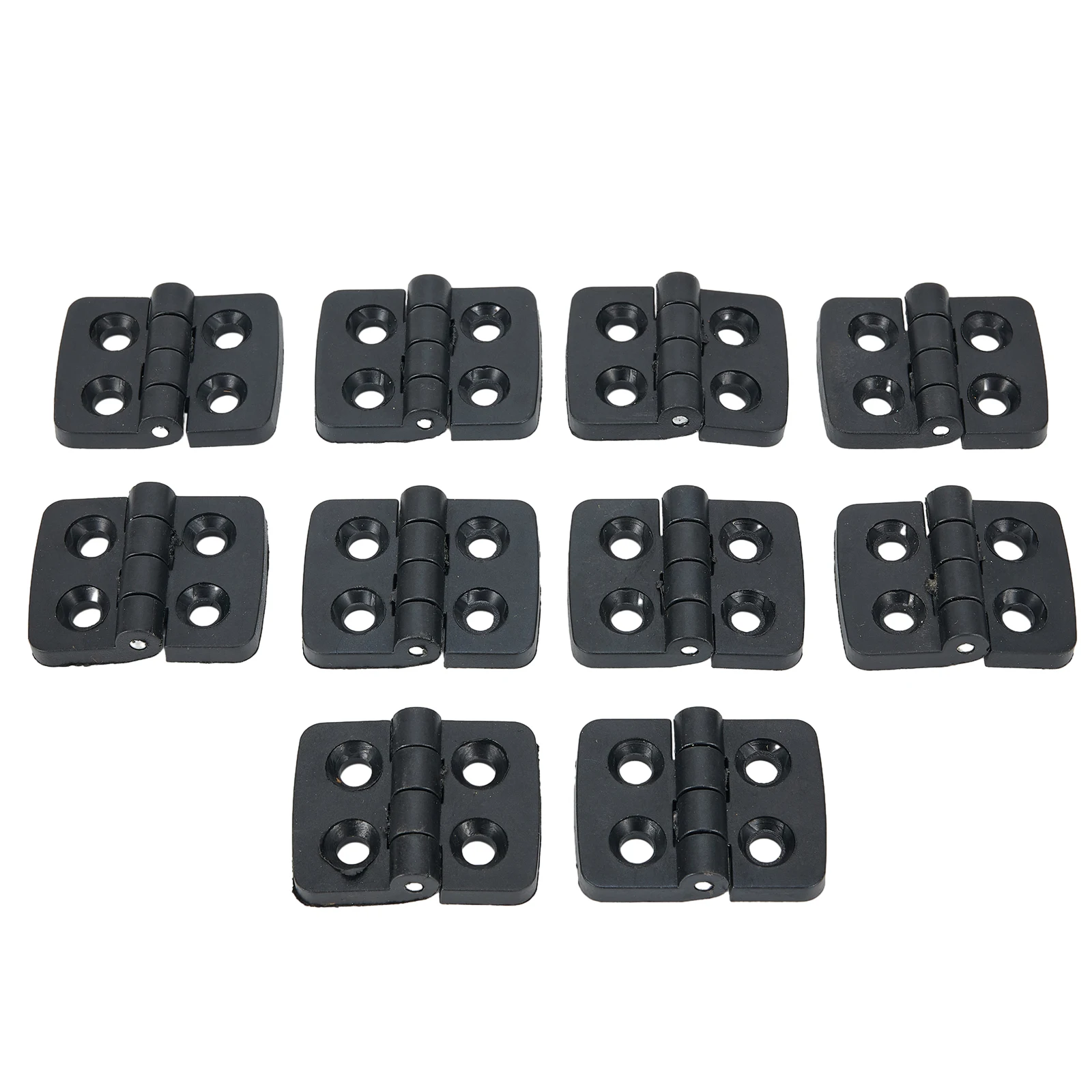 10pcs Door Hinges Nylon Plastic Butt Window Hinges For Electric Box Cabinet Industrial Box Bearing Hinge Binder Home Hardware