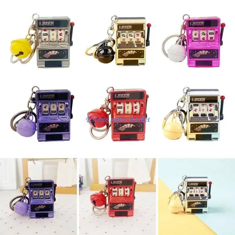 

090b милый мини -фруктовый игровой автомат форма для мачковой мачковой малыш детская рюкзак для брелок для ключей